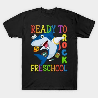 Dabbing Preschool Shark Back To School T-Shirt